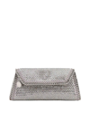 STELLA MCCARTNEY SATIN CLUTCH WITH SEQUINS