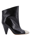 ISABEL MARANT LEATHER ANKLE BOOTS