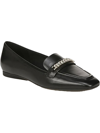 27 EDIT CLIVE WOMENS LEATHER SLIP-ON LOAFERS