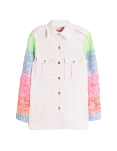 Vilagallo Mariella Embellished Jacket In Baleno Madelaine In Multi