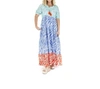 Briton Court Zebra Maxi Dress In Multi In Multi