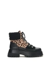 Vince Camuto Mertami Bootie In Black/camel/taupe In Multi