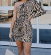 Aakaa Forecasting Fortune Dress In Black Multi In Multi