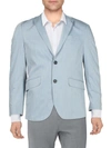 KENNETH COLE REACTION MENS WOVEN LONG SLEEVES TWO-BUTTON BLAZER