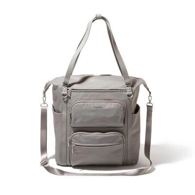 Baggallini Modern Everywhere Laptop Backpack In Sterling Shimmer