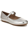 Naturalizer Maxwell-mj Mary Jane Flats In Silver