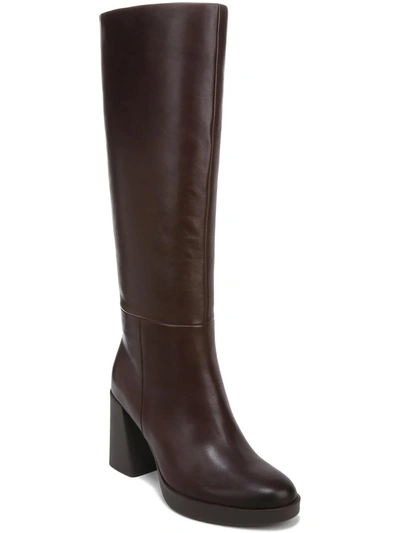 Naturalizer Genn-align Womens Leather Round Toe Knee-high Boots In Multi