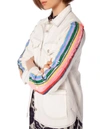Vilagallo Sequin Jacket In White In White