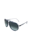 REMO TULLIANI SMOOTH SUNGLASSES IN BLUE ICE/ASH LENS