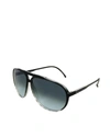 Remo Tulliani Smooth Sunglasses In Black Tortoise Fade/ash Lens In Multi