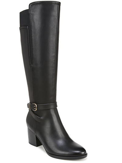 Soul Naturalizer Uptown Womens Faux Leather Tall Knee-high Boots In Black