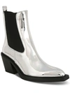 Circus By Sam Edelman Mindy Womens Block Heel Mid-calf Boots In Silver