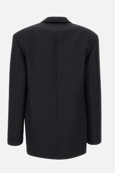 Philosophy Di Lorenzo Serafini Technical Grain De Poudre Oversized Jacket In Black