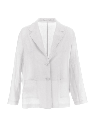 Lardini Linen Jacket In White