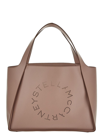 Stella Mccartney Logo Tote Bag In Pink