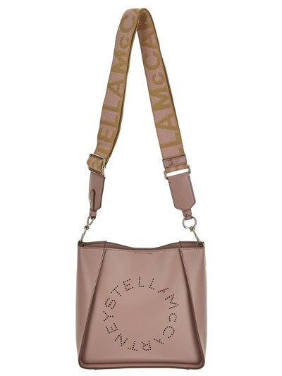 Stella Mccartney Logo Shoulder Bag In Pink