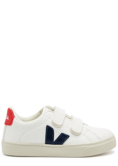 Veja Kids Esplar Leather Sneakers (it28-it34) In White