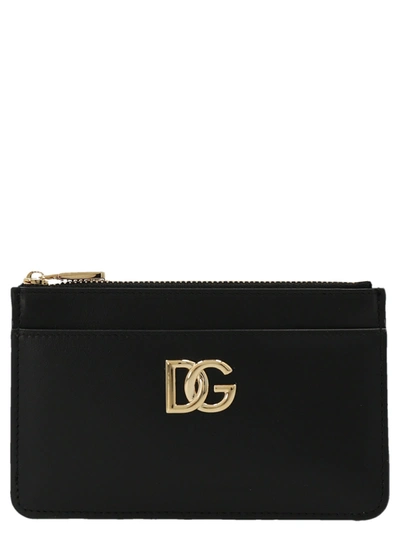 Dolce & Gabbana Capri Wallets, Card Holders Black