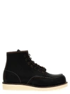 RED WING SHOES CLASSIC MOC BOOTS, ANKLE BOOTS BLACK