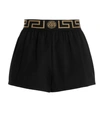 Versace Black Silk Underwear Shorts