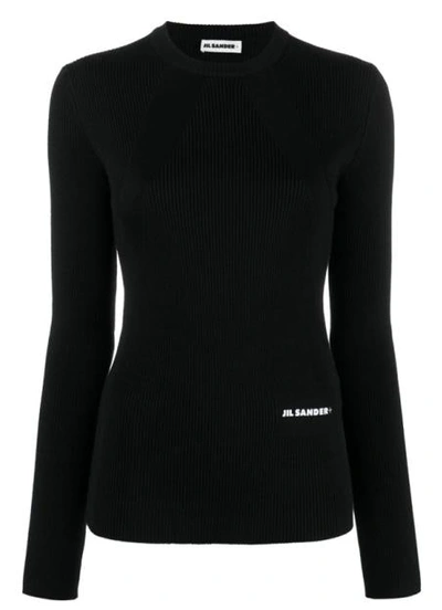 Jil Sander Jumper In Black