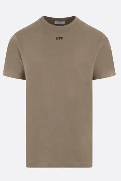 Off-white T-shirts And Polos In Brown