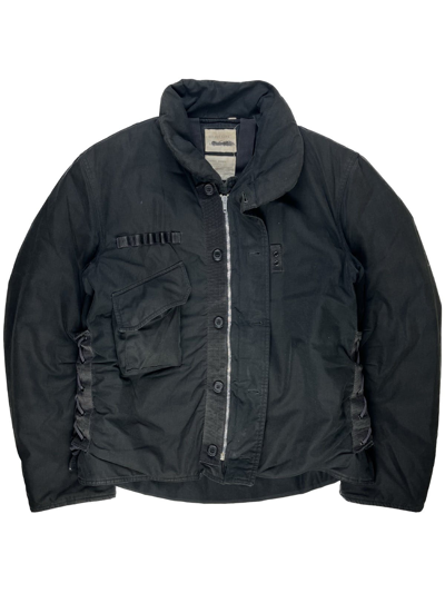 Pre-owned Helmut Lang Aw99  Vintage Cotton Padded Flak Jacket In Black