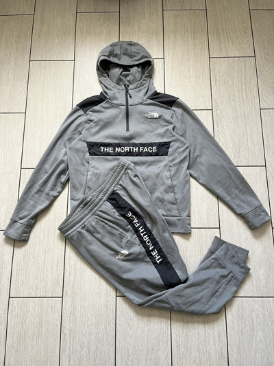 Pre-owned The North Face X Vintage Suit The North Face Y2k Streetwear In Grey