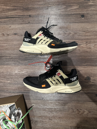 Pre-owned Nike X Off White Air Presto The Ten Shoes In Black