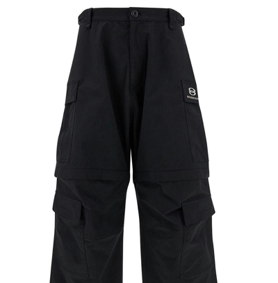 Pre-owned Balenciaga Black Cargo Pants Size Xs