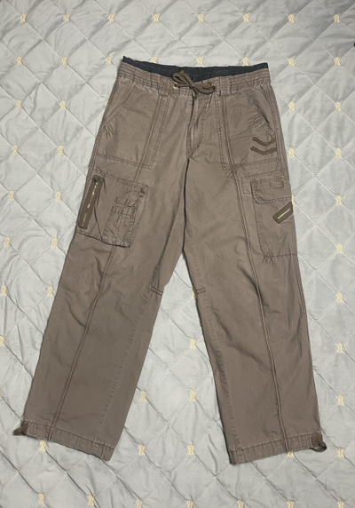 Pre-owned Vintage Cargo Pants In Brown