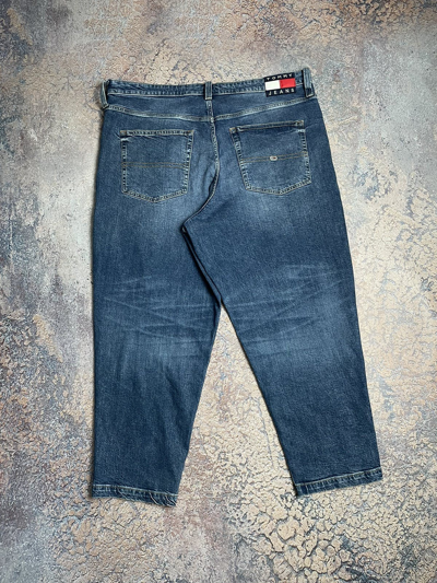Pre-owned Tommy Hilfiger X Vintage Tommy Jeans Hilfiger Vintage Baggy Mom Made In Usa In Denim
