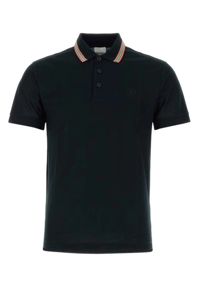 Burberry Black Piquet Polo Shirt