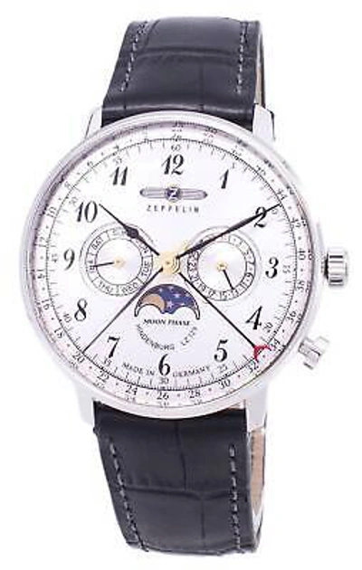 Pre-owned Zeppelin Series Lz 129 Hindenburg Germany Made 7036-1 70361 Men's Watch