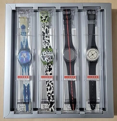Pre-owned Swatch 1291-1991  Swiss 700th Anniversary Model Set Of 4 Limited Edition