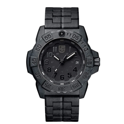 Pre-owned Luminox Navy Seal Xs.3502.bo.l Men's Black Watch 3500 Series