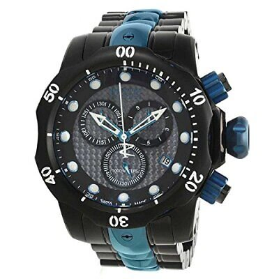 Pre-owned Invicta Men's 15461 Venom Quartz Chronograph Black Dial Watch