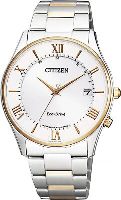 Pre-owned Citizen [] Watch  Collection As1062-59a Eco-drive Radio Clock Thin Se