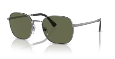 Pre-owned Persol 0po1009s 513/58 Dark Green/gunmetal Polarized Unisex Sunglasses
