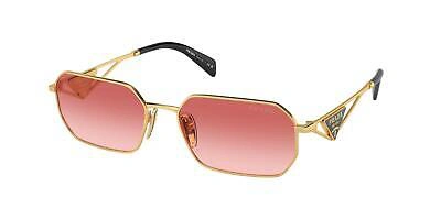 Pre-owned Prada A51s Sunglasses 5ak40c Gold 100% Authentic In Pink Gradient Red