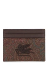 Etro Credit Card Holder In Brown