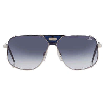Pre-owned Cazal Blue Gradient Navigator Unisex Sunglasses  994 003 63  994 003
