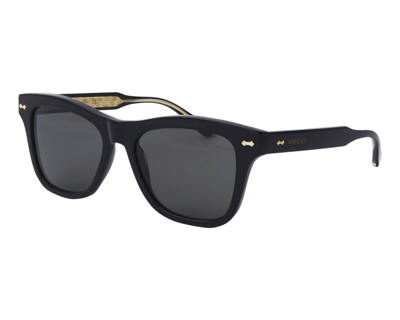 Pre-owned Gucci Original  Sunglasses Gg0910s 001 Black Frame Gray Gradient Lens 53mm