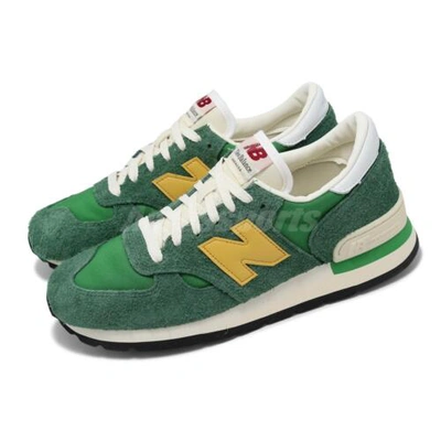 Pre-owned New Balance Balance 990 Nb Made In Usa Green Gold Men Casual Shoes Sneakers M990gg1-d