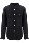 Isabel Marant Denim Talbot Shirt In Black