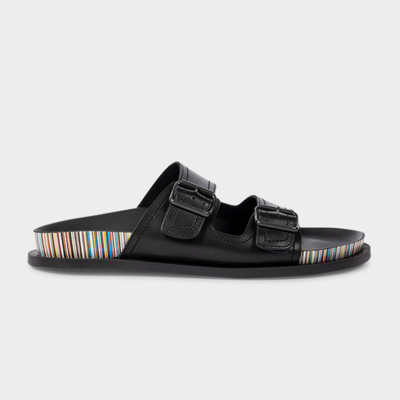 Paul Smith Mens Shoe Mesra Black Multistripe