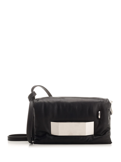 Rick Owens Pillow Griffin Crossbody Bag In Black