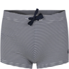 PETIT BATEAU BLUE SWIM BOXER FOR BOY WITH LOGO