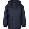 Petit Bateau Bue Raincoat For Kids In Blue
