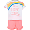 BILLIEBLUSH MULTICOLOR SPORTS SUIT FOR GIRL WITH RAINBOW